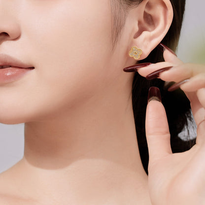 [Am jewelry]Four Leaf Clover Fashion Earrings
