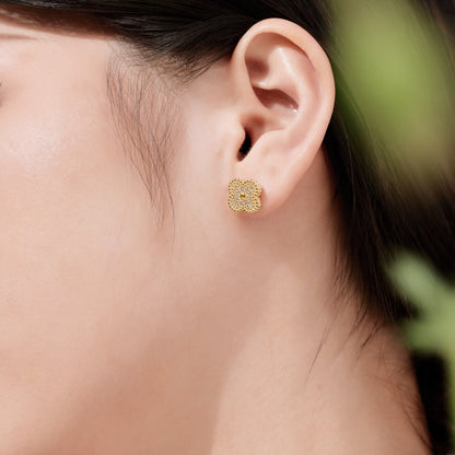 [Am jewelry]Four Leaf Clover Fashion Earrings
