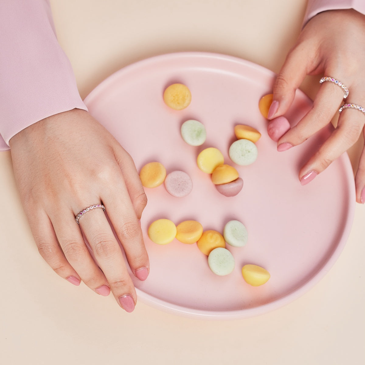 [Am jewelry]Exquisite Colorful Round Cut Party Ring