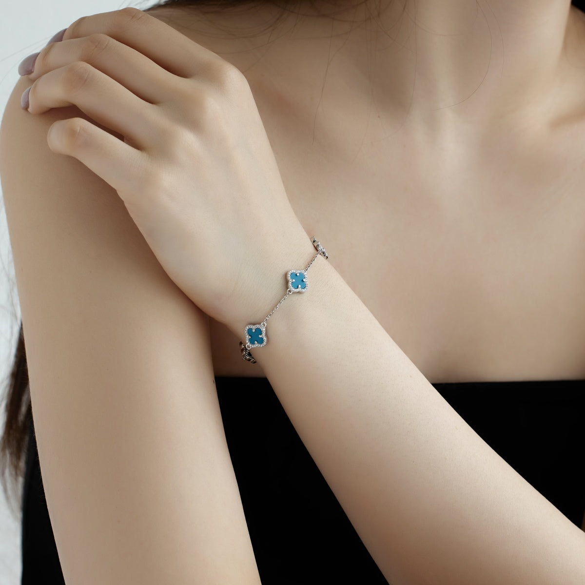 [Am jewelry]Four-Leaf Clover Exquisite Bracelet
