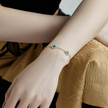 [Am jewelry]Four-Leaf Clover Exquisite Bracelet