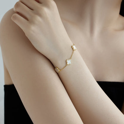 [Am jewelry]Four-Leaf Clover Exquisite Bracelet