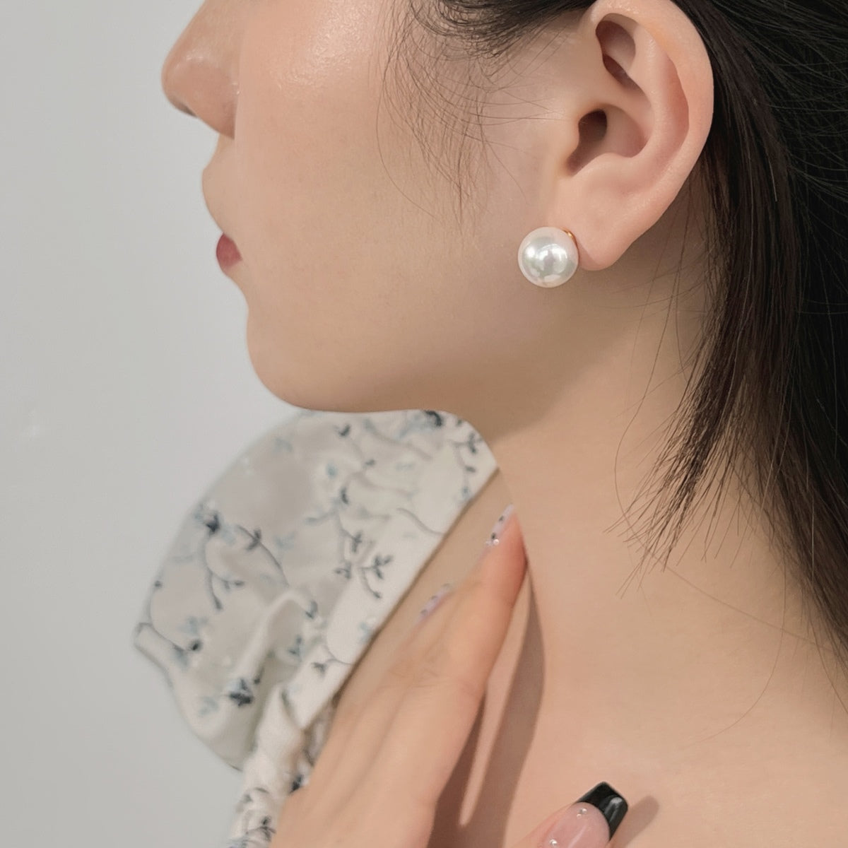 [Am jewelry]Delicate Pearl Earrings