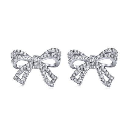 [Am jewelry]Dainty Bow Shape Earrings