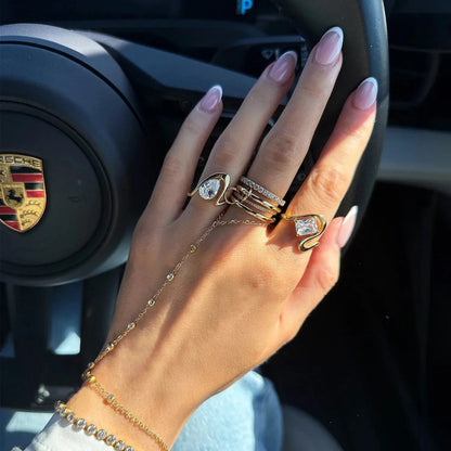 [AM Jewels]Dara Diamond Ring Stack