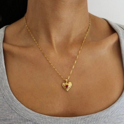 [AM Jewels]Vesper Gold Heart Necklace