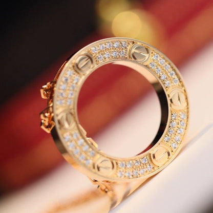 [Am jewelry]LOVE NECKLACE ADJUSTABLE ROSE GOLD