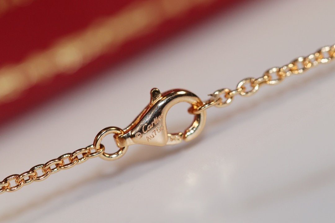 [Am jewelry]LOVE NECKLACE PINK GOLD AND SILVER