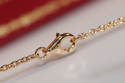 [Am jewelry]LOVE NECKLACE PINK GOLD AND SILVER
