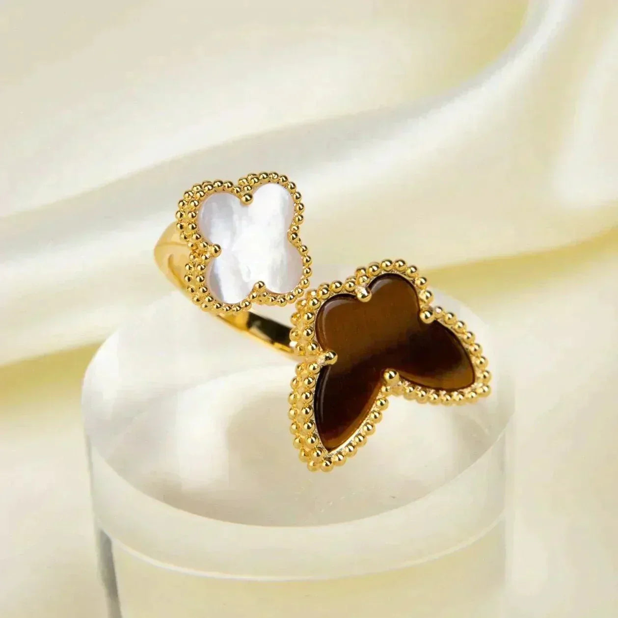 [Am jewelry]LUCKY BETWEEN THE FINGER RING