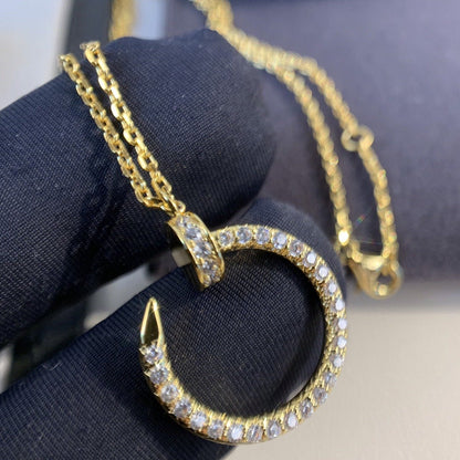 [Am jewelry]JUSTE NECKLACE GOLD DIAMONDS