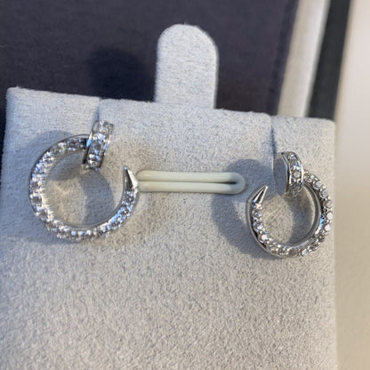 [Am jewelry]JUSTE EARRINGS SILVER DIAMONDS