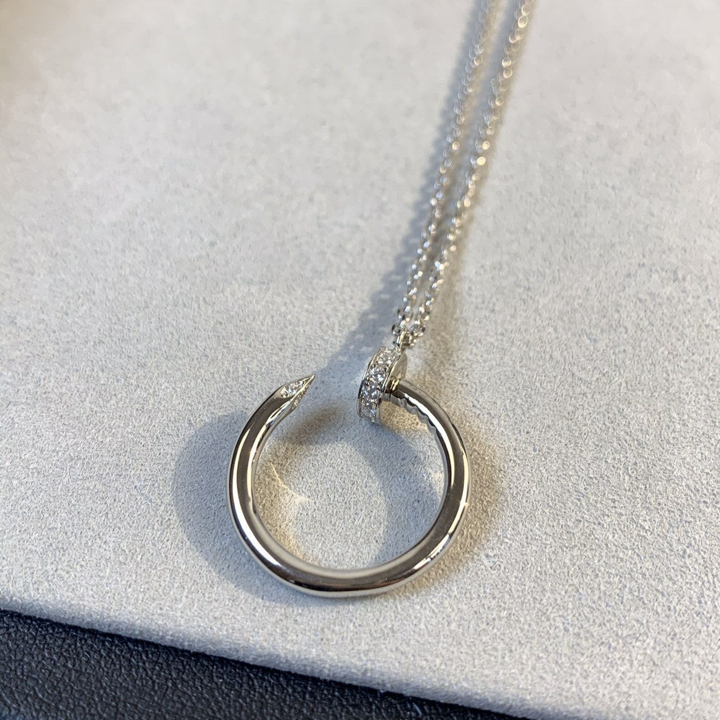 [Am jewelry]JUSTE NECKLACE SILVER