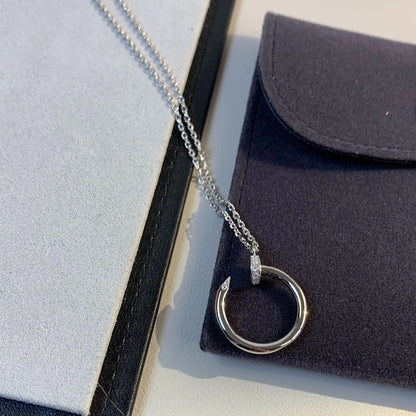[Am jewelry]JUSTE NECKLACE SILVER