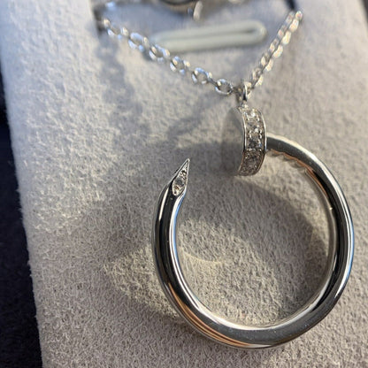 [Am jewelry]JUSTE NECKLACE SILVER