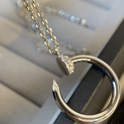 [Am jewelry]JUSTE NECKLACE SILVER