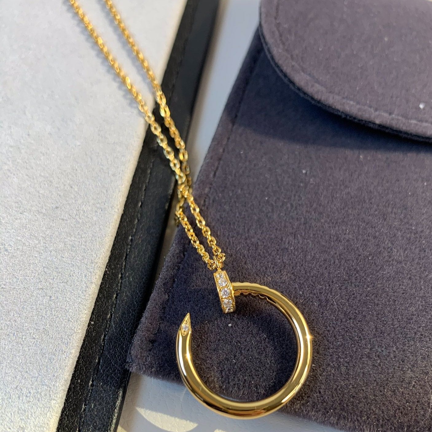 [Am jewelry]JUSTE NECKLACE GOLD
