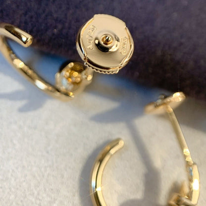 [Am jewelry]JUSTE EARRINGS PINK GOLD