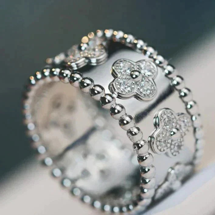 [Am jewelry]CLOVER KALEIDOSCOPE RING 10MM