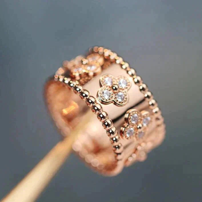 [Am jewelry]CLOVER KALEIDOSCOPE RING 10MM