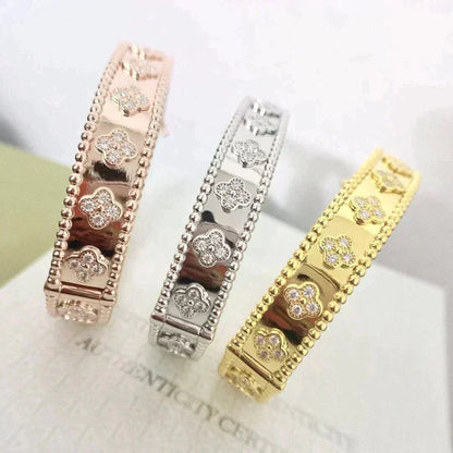 [Am jewelry]CLOVER BRACELET 8MM DIAMONDS