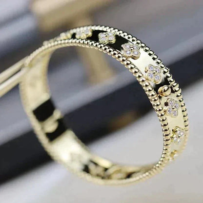 [Am jewelry]CLOVER BRACELET 8MM DIAMONDS