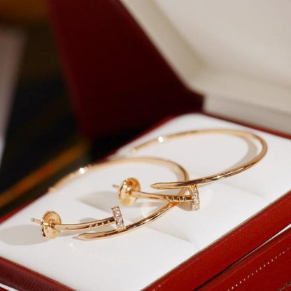 [Am jewelry]JUSTE EARRINGS DIAMONDS 1.8MM