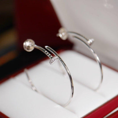 [Am jewelry]JUSTE EARRINGS DIAMONDS 1.8MM