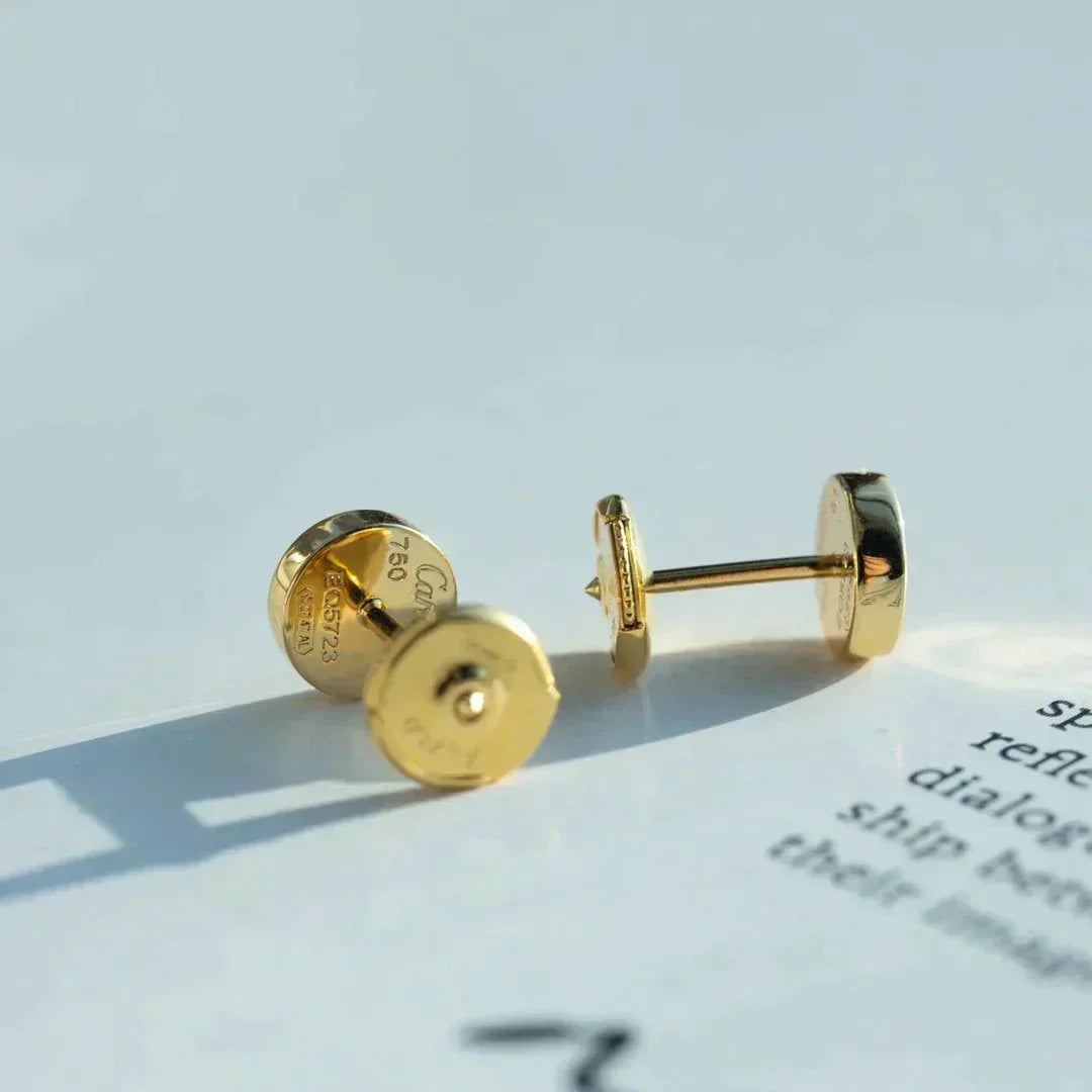 [Am jewelry]LOVE EARRINGS GOLD 10MM