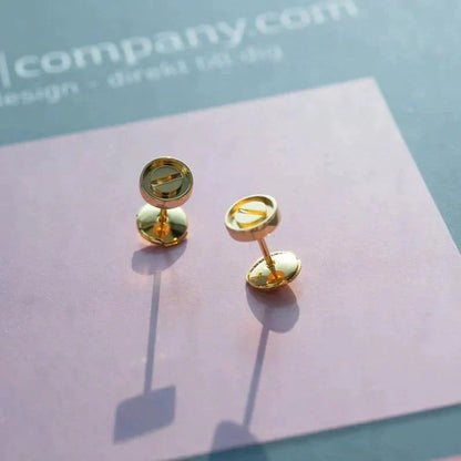 [Am jewelry]LOVE EARRINGS GOLD 10MM