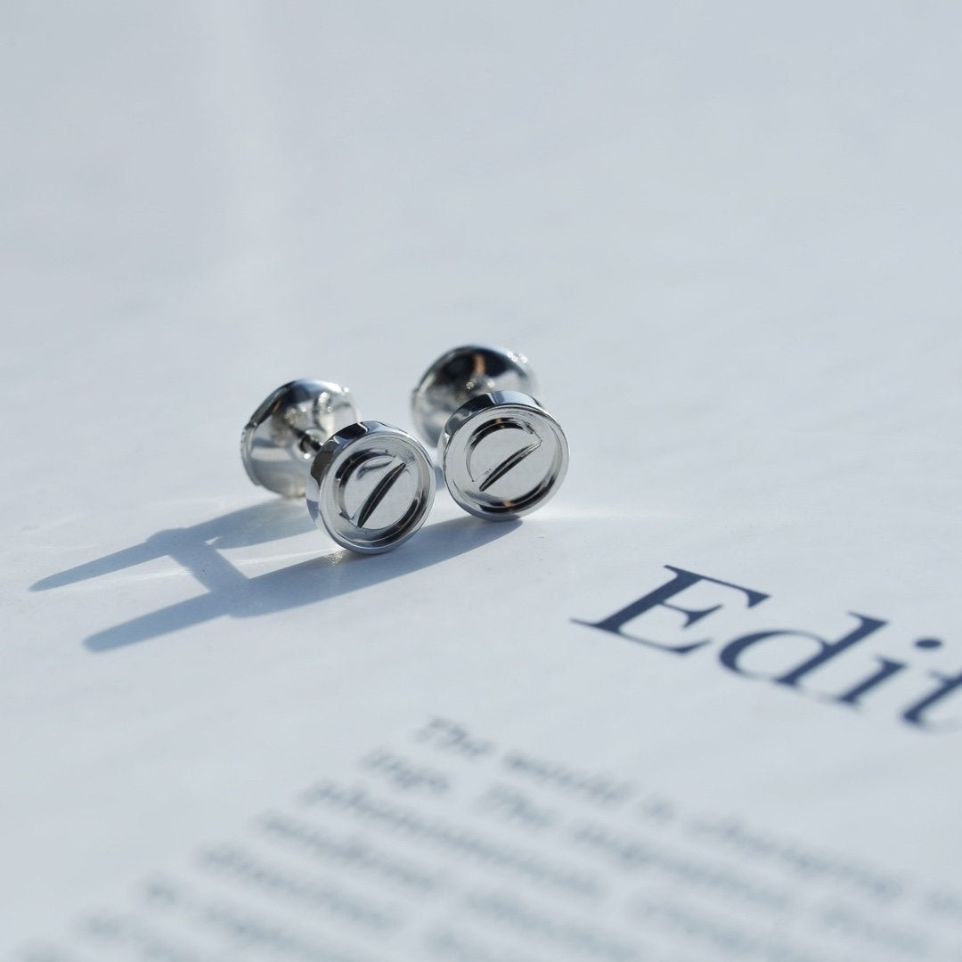 [Am jewelry]LOVE EARRINGS SILVER 10MM