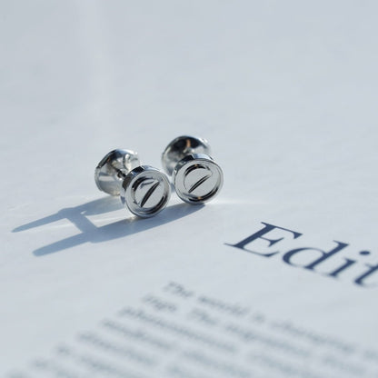 [Am jewelry]LOVE EARRINGS SILVER 10MM