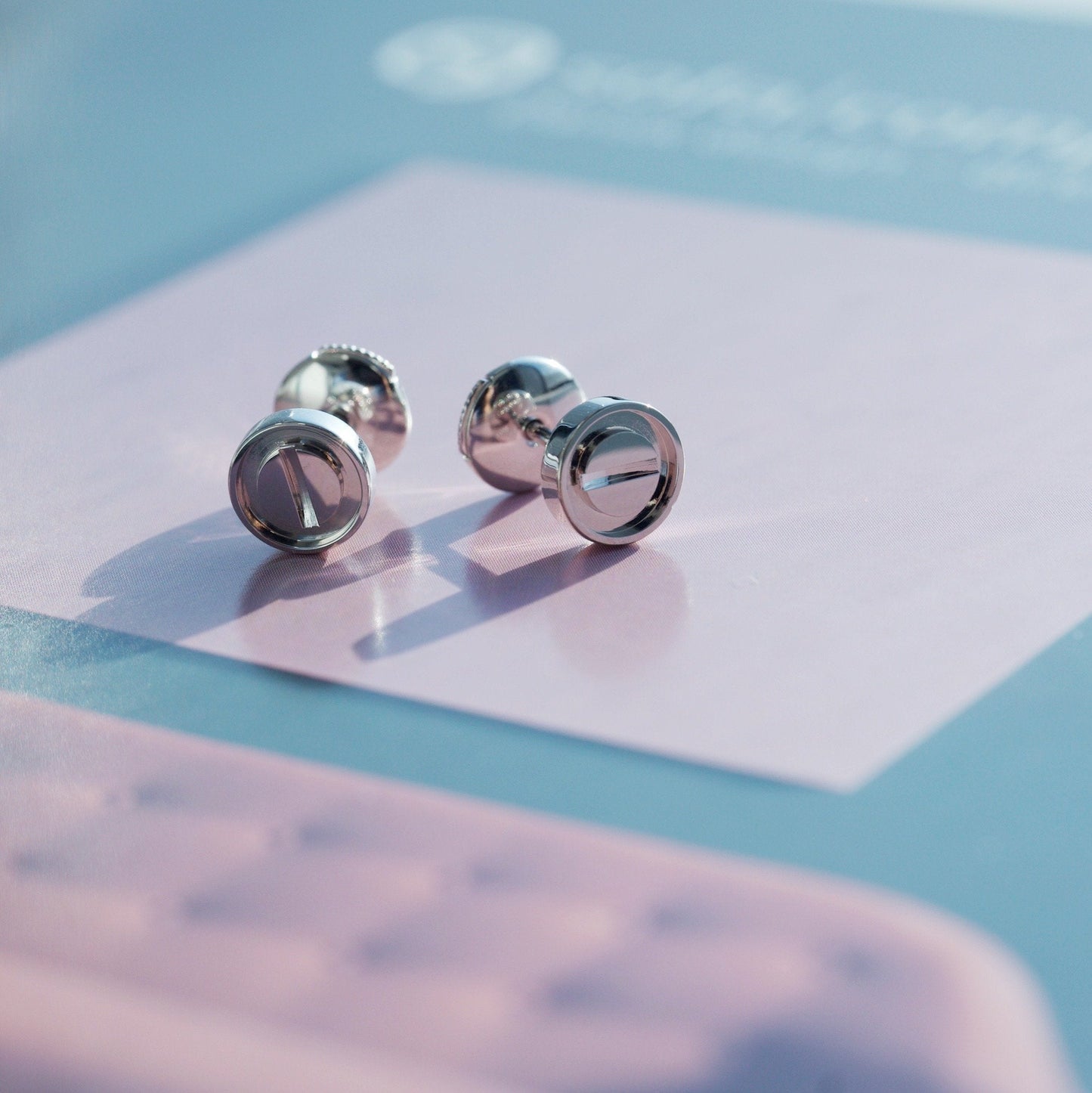[Am jewelry]LOVE EARRINGS SILVER 10MM