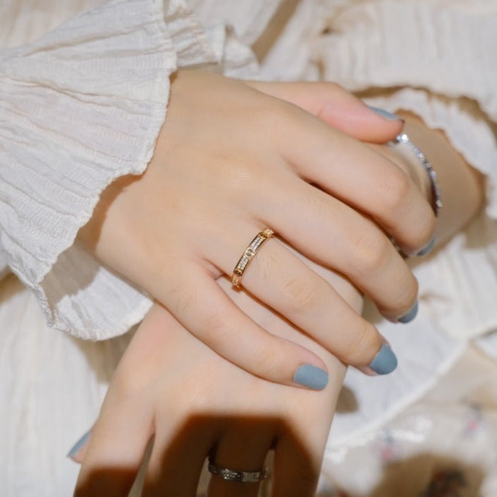 [Am jewelry]LOVE RING 2.65MM DIAMOND