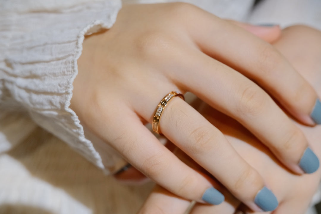 [Am jewelry]LOVE RING 2.65MM DIAMOND