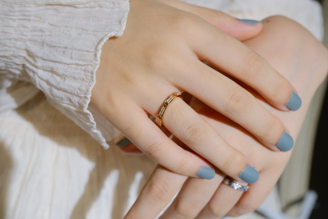 [Am jewelry]LOVE RING 2.65MM DIAMOND