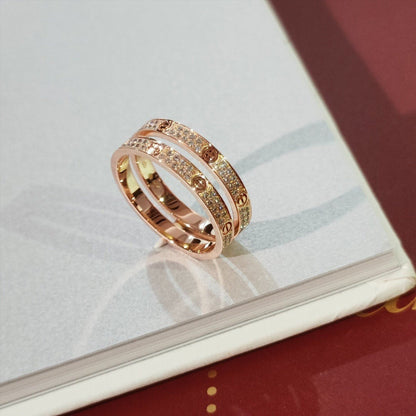 [Am jewelry]LOVE RING 2.65MM DIAMOND