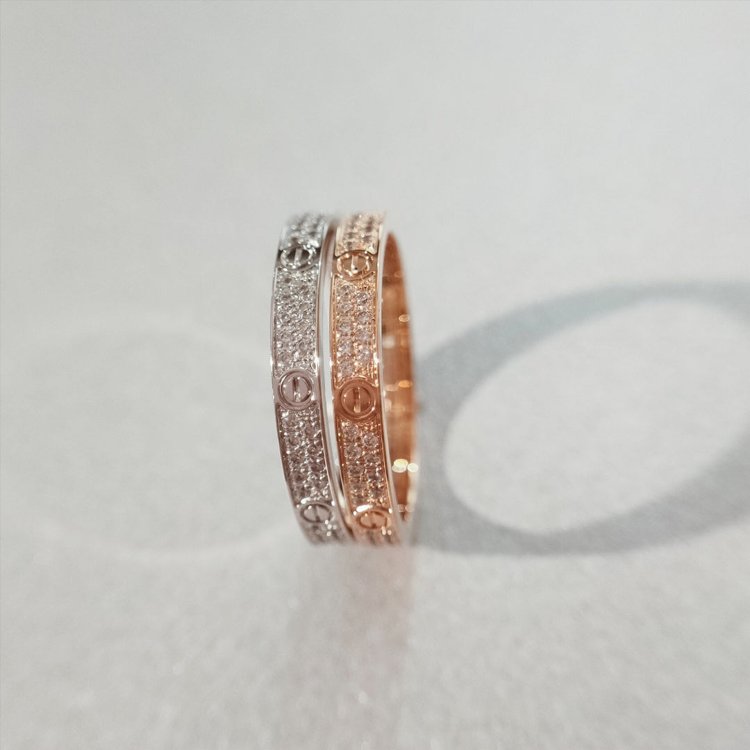 [Am jewelry]LOVE RING 2.65MM DIAMOND