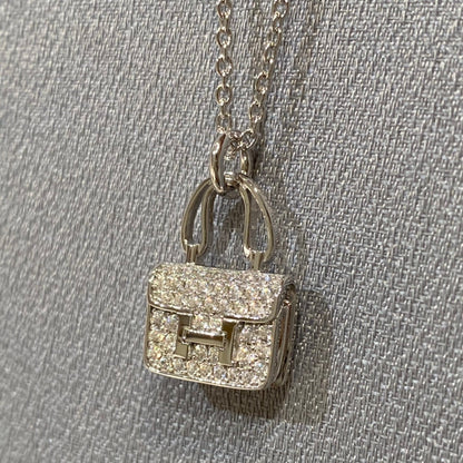 [Am jewelry]CONSTANCE PEDANT DIAMOND NECKLACE