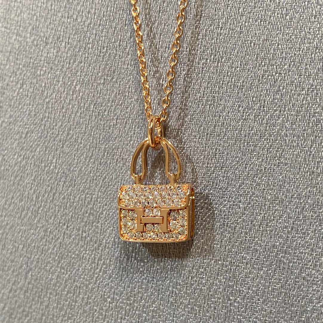 [Am jewelry]CONSTANCE PEDANT DIAMOND NECKLACE