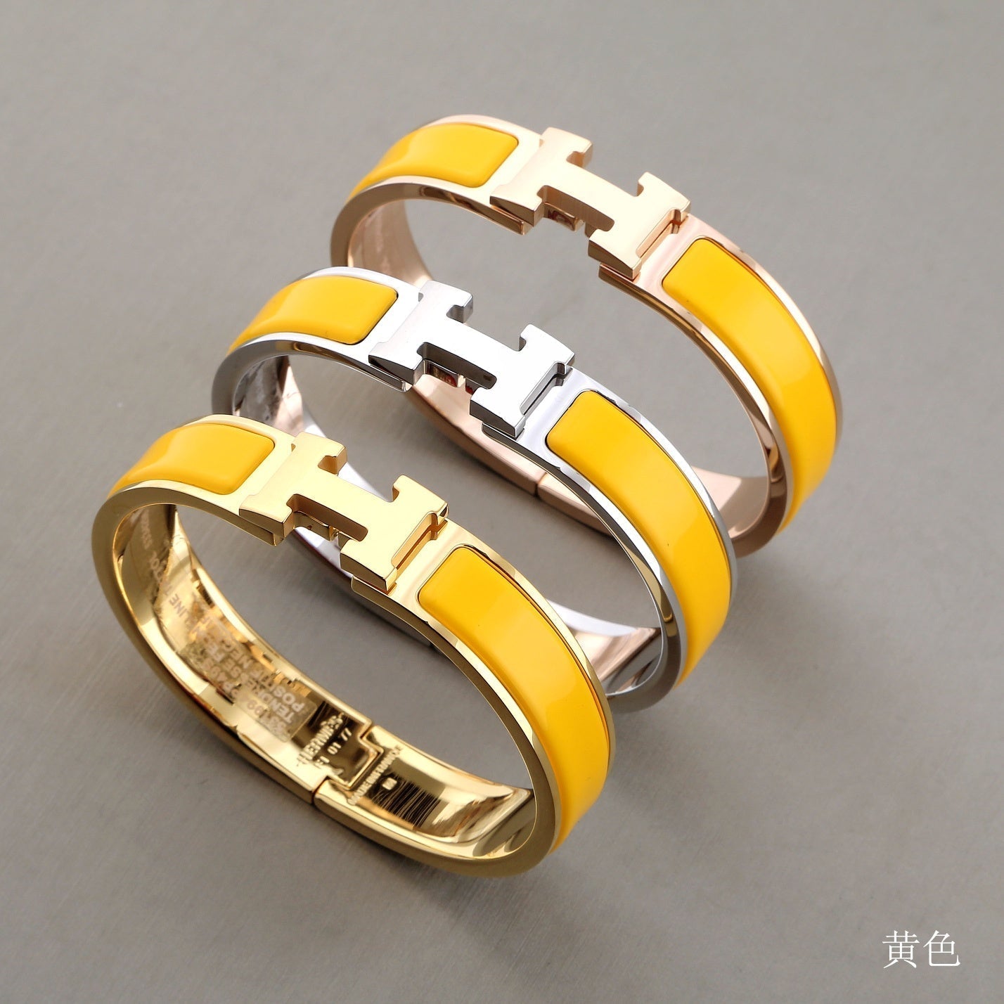 [Am jewelry]H YELLOW BRACELET