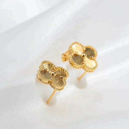 [Am jewelry]CLOVER MEDIUM 1 MOTIFS LASER EARRINGS