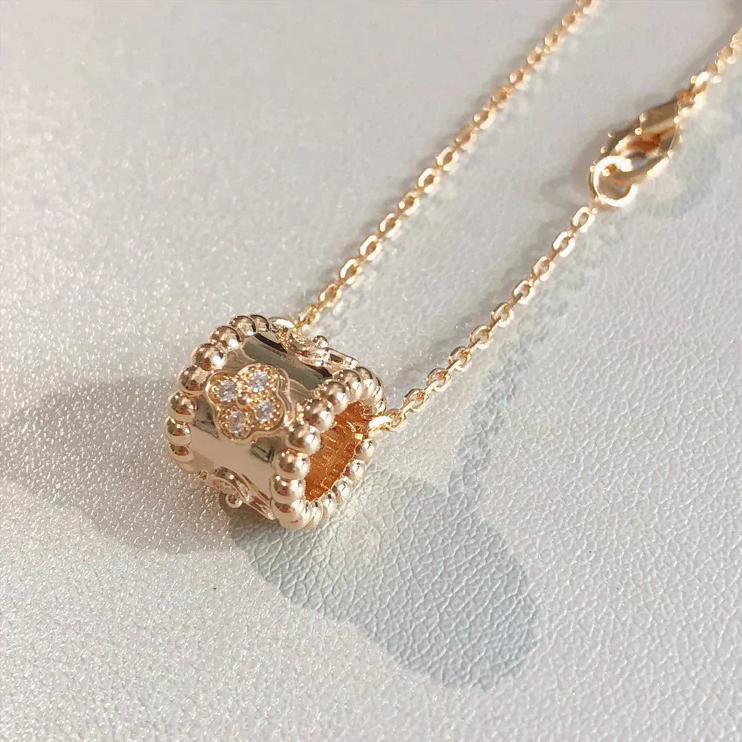 [Am jewelry]PERLEE PEDANT NECKLACE GOLD / ROSE GOLD