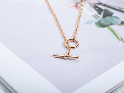 [Am jewelry]ECHAPPEE NECKLACE PINK GOLD