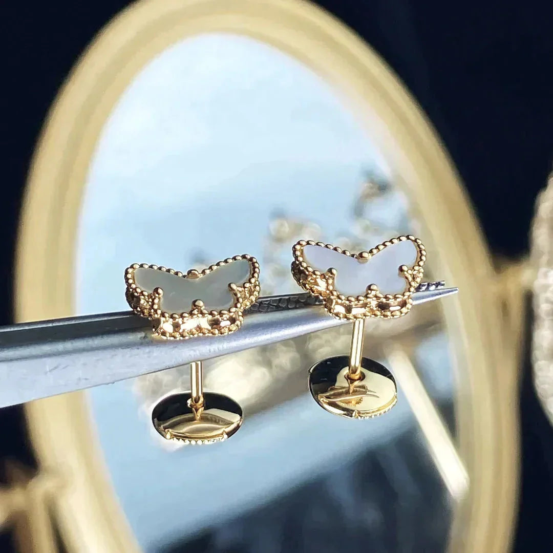 [Am jewelry]SWEET BUTTERFLY MOP EARSTUDS