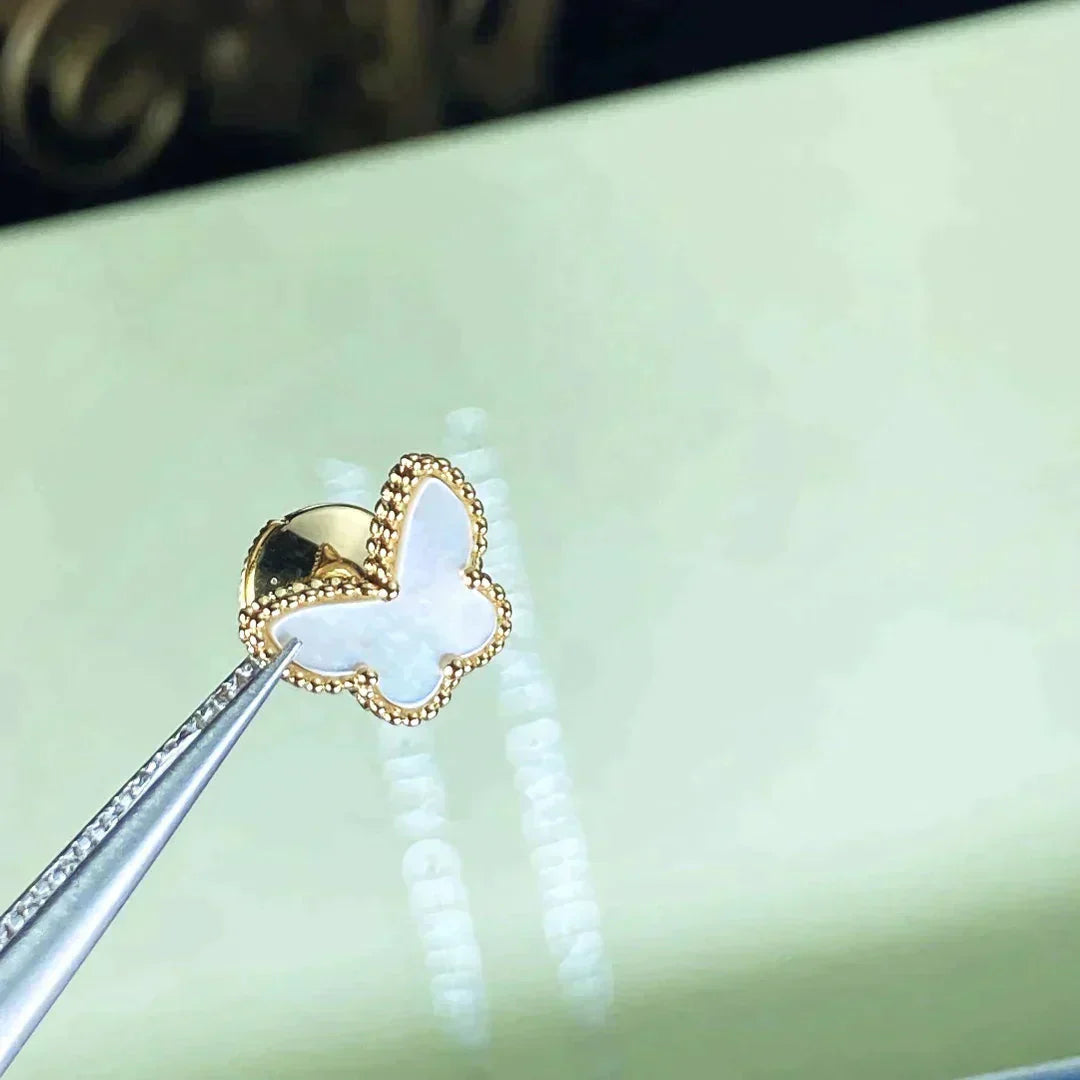 [Am jewelry]SWEET BUTTERFLY MOP EARSTUDS