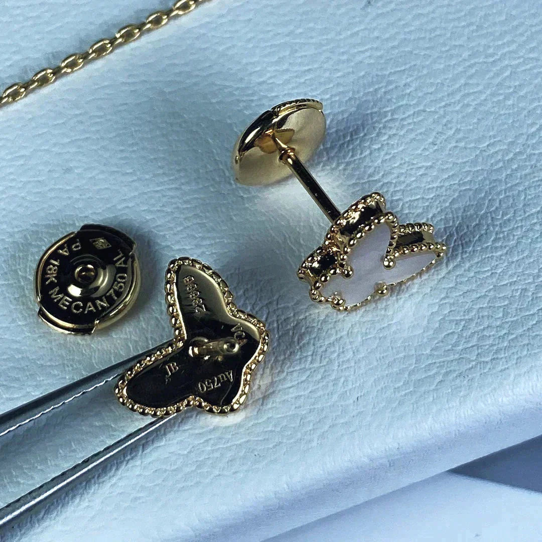 [Am jewelry]SWEET BUTTERFLY MOP EARSTUDS