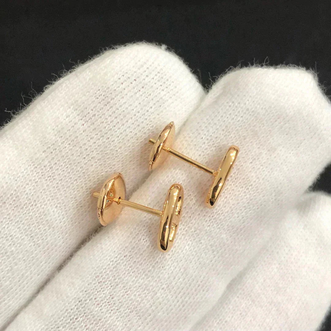 [Am jewelry]CHAINE SMALL EARRINGS GOLD AND SILVER