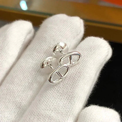 [Am jewelry]CHAINE SMALL EARRINGS GOLD AND SILVER