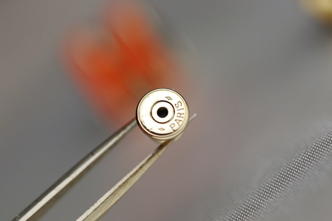 [Am jewelry]MINI POP H EARRINGS ORANGE